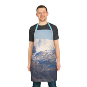 Beautiful Snowy Mountain Scenic Full-Length Apron
