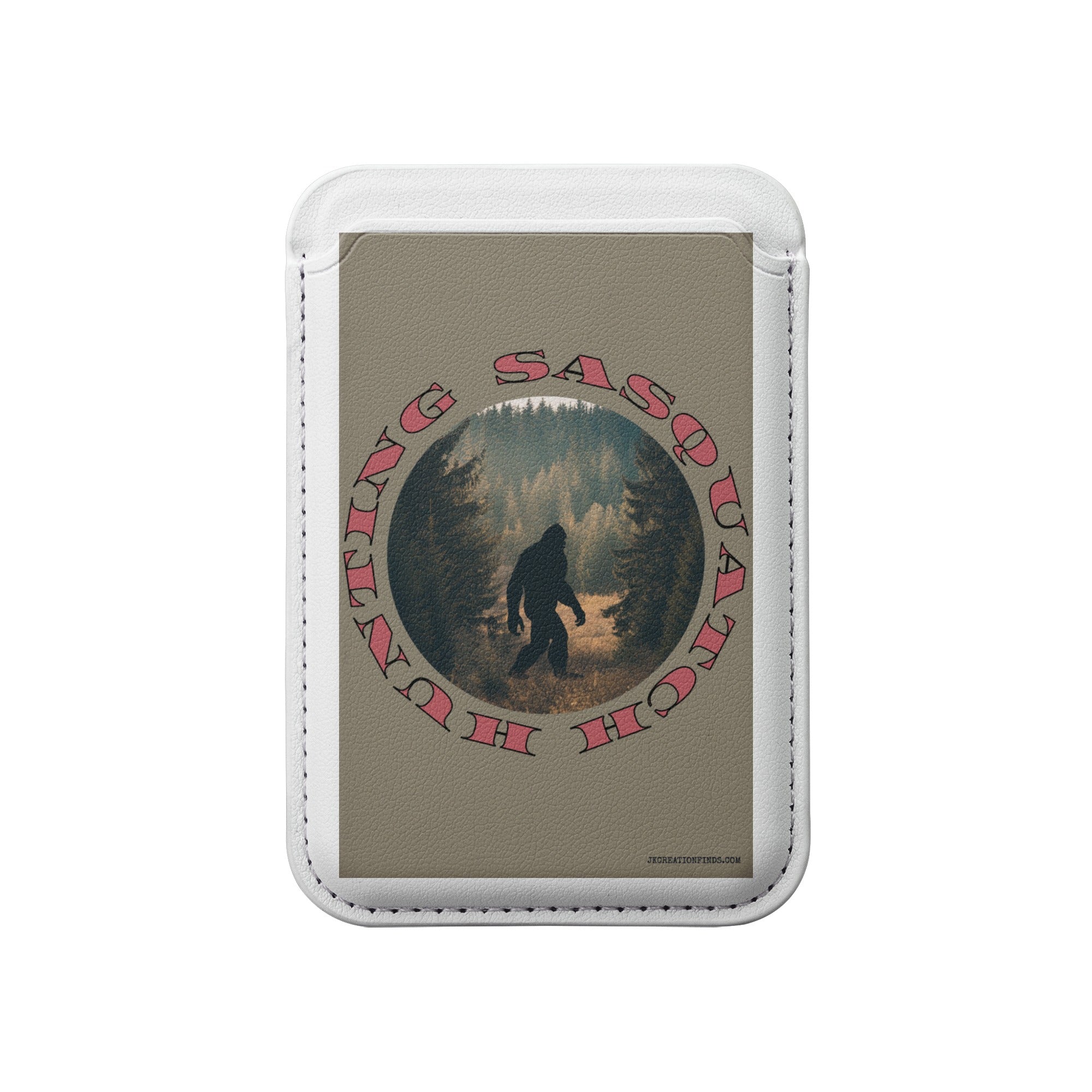 Sasquatch Hunting Design Retro Wallet Product