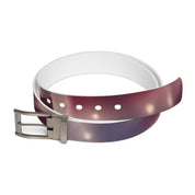 Stylish Purple Gradient Pattern Adjustable Belt