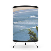 Beachside Wave Print Three Legged Lampshade product