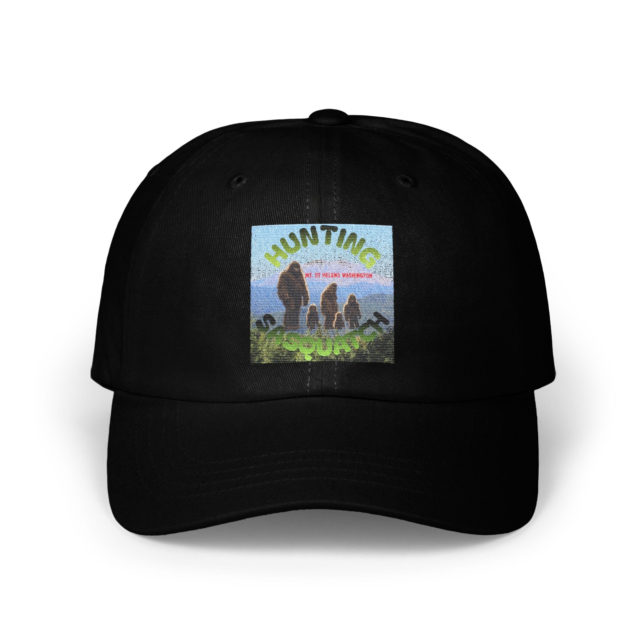 Hunting Bigfoot Graphic Embroidery Baseball Cap product type