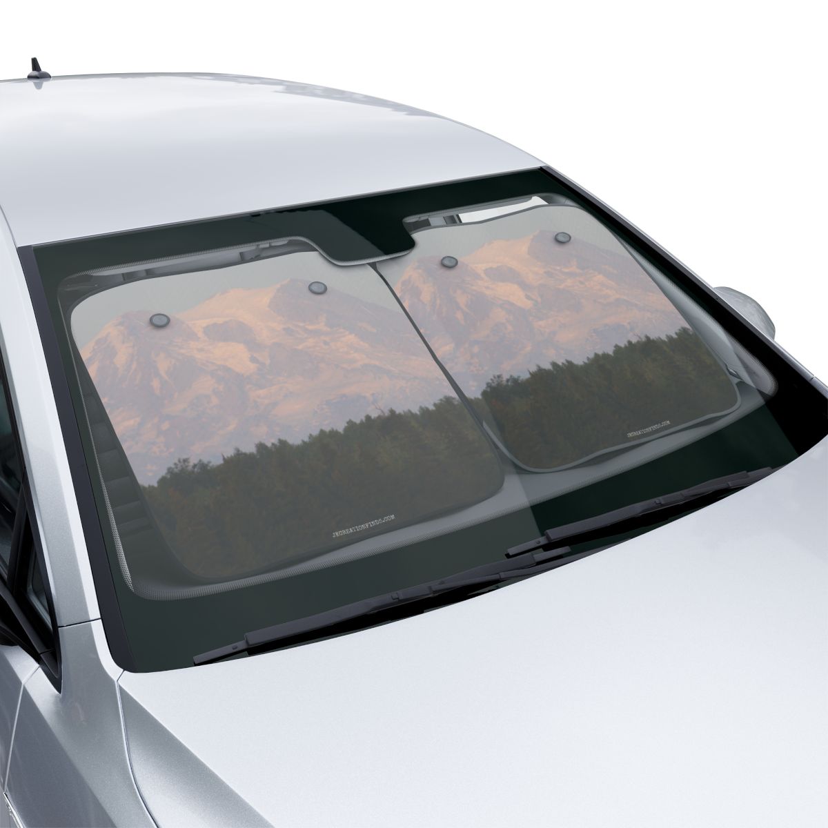 Mountain Landscape Car Windshield Sunshade Accessory