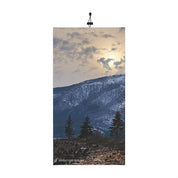 Majestic Snow-Capped Mountain Landscape View Towel