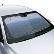 Windshield Sun Shade with Scenic Forest View
