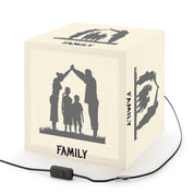 FAMILY Text Family Silhouette Cube Night Light product type