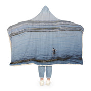 Ocean Waves with Seagull Scenic Hooded Blanket