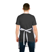 Classic Full-Length White-Tie Apron for Kitchen Use