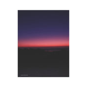 Beautiful Purple and Red Sunset Scenery Poster