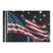 American Flag and Stars Canvas Wall Art Print