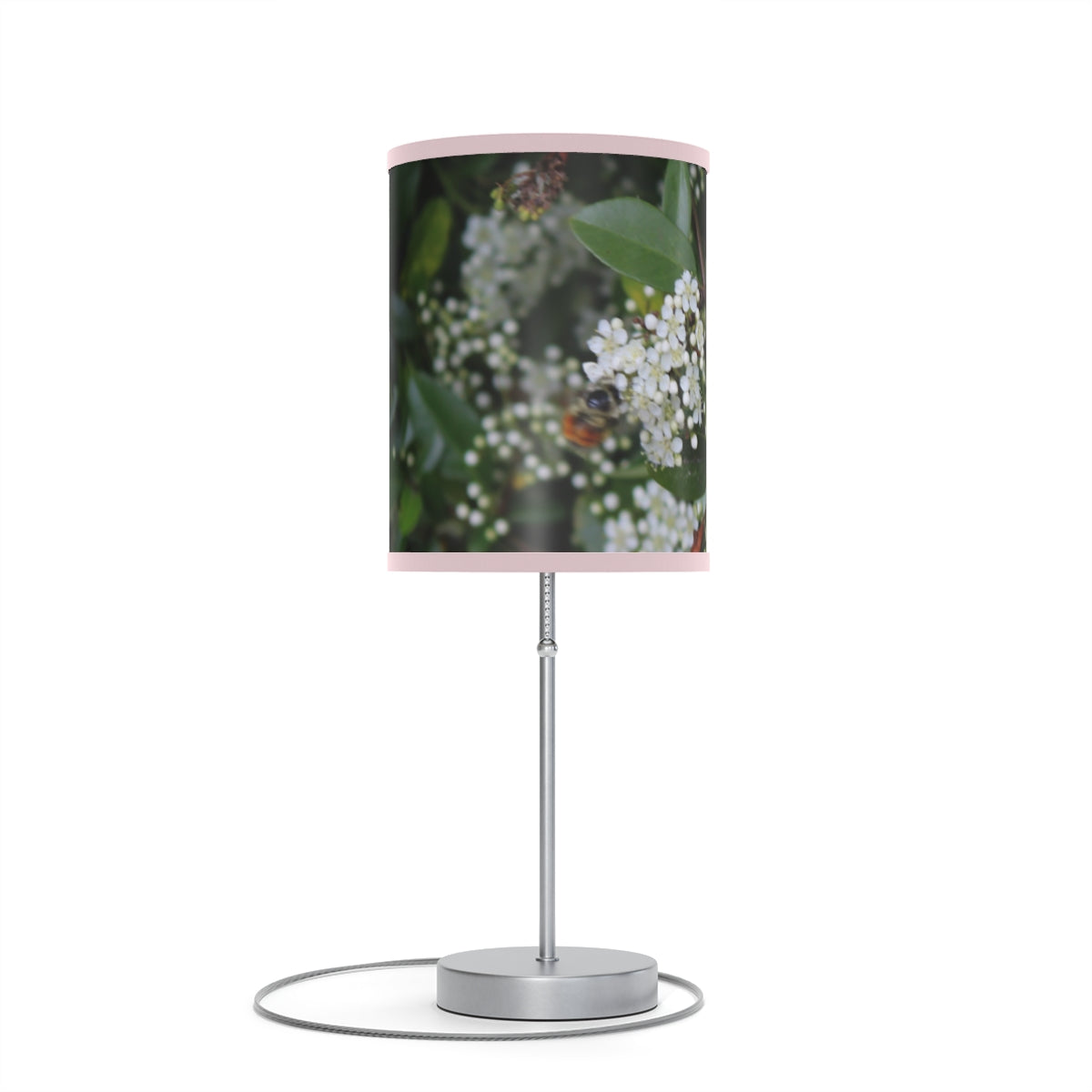 Floral Design Table Lamp Elegant Decorative Accent