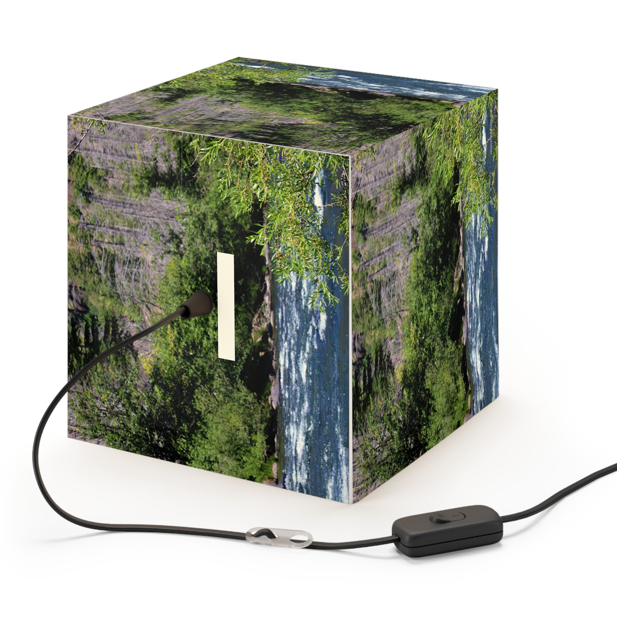 Water Cascade Forest Greenery Cube Light product type