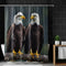 Majestic Bald Eagles on Branch Shower Curtain