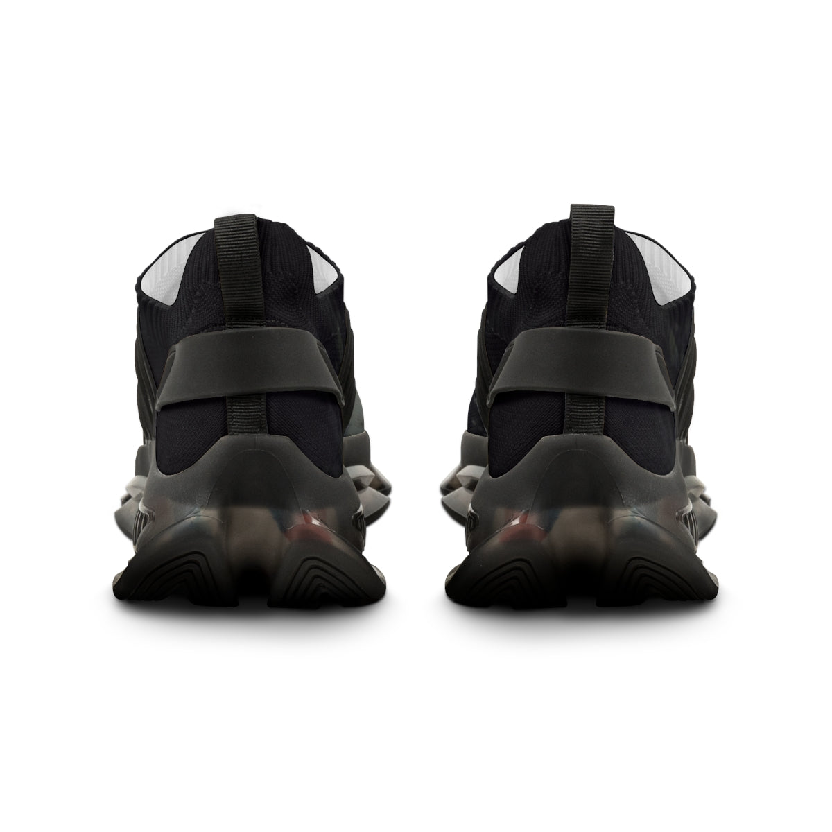 Black Chunky Sole Athletic Runner Rear View product type