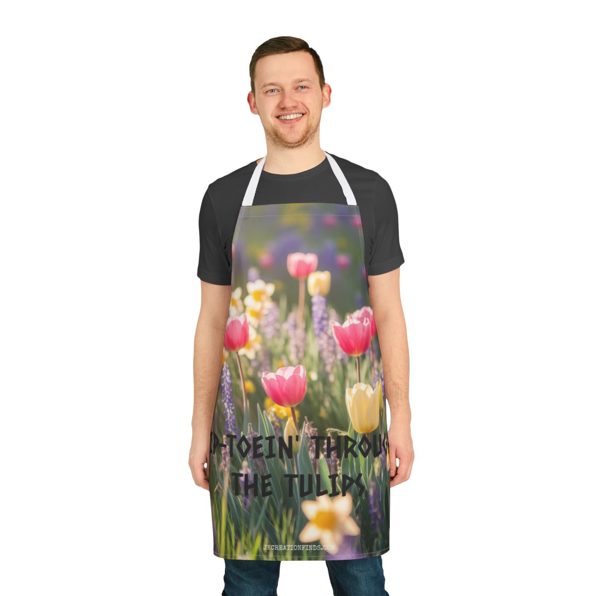 Tiptoe Through The Tulips Colorful Apron