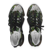 Floral Design Athletic Men's Shoes High Comfort Sneakers