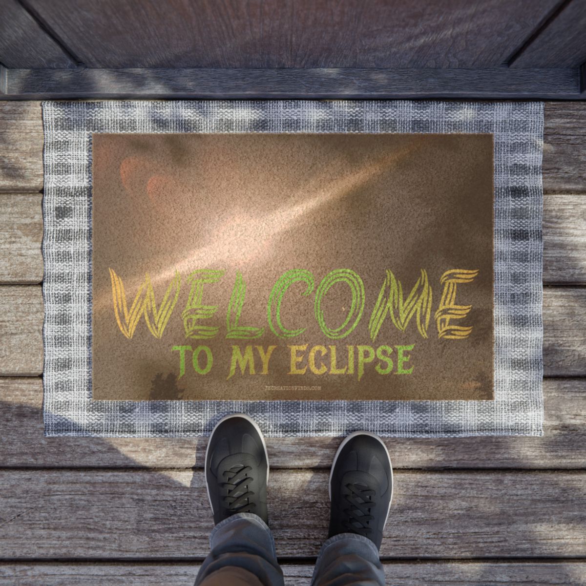 Welcome to My Eclipse Unique Doormat Product