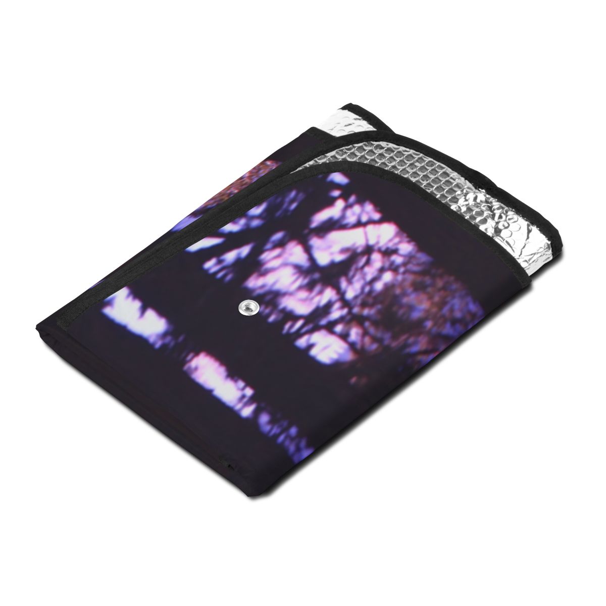 Reflective Shade with Abstract Forest Design Accessory