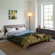 Scenic Nature-Themed Wildlife Bedroom Decor Bedding Set