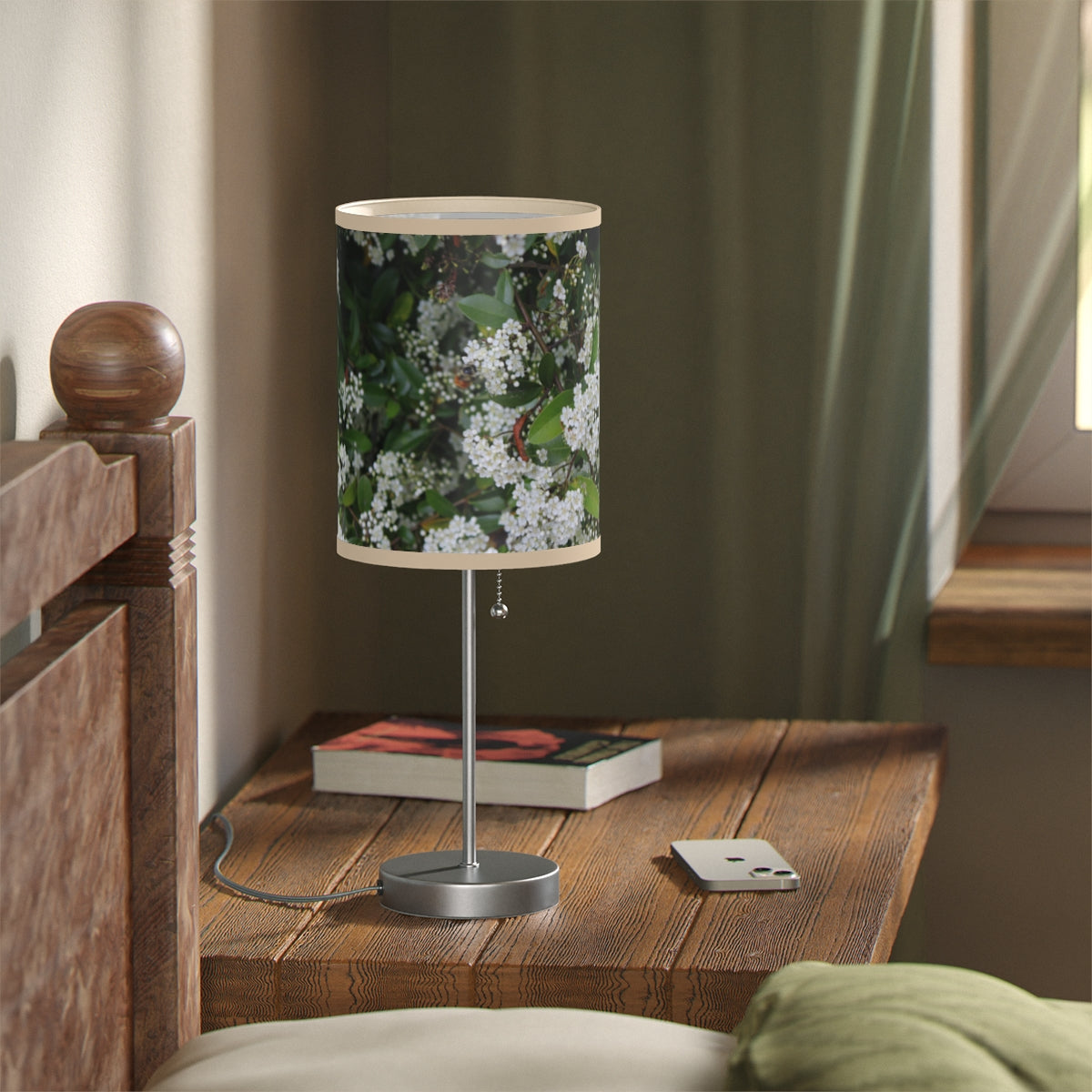 Floral and Nature Print Table Lamp Decor