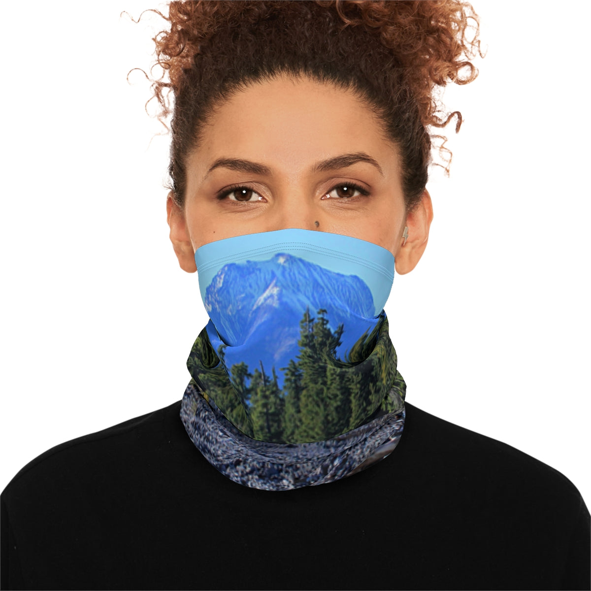 Scenic Mountain View Multifunctional Neck Gaiter Mask