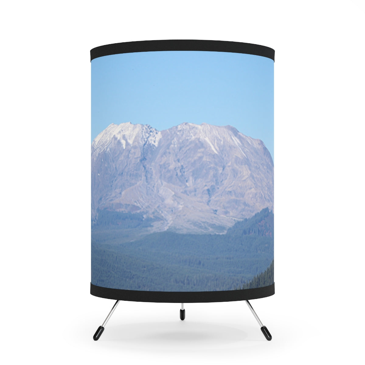 Stunning Mountain Range Scene on Stylish Lamp product