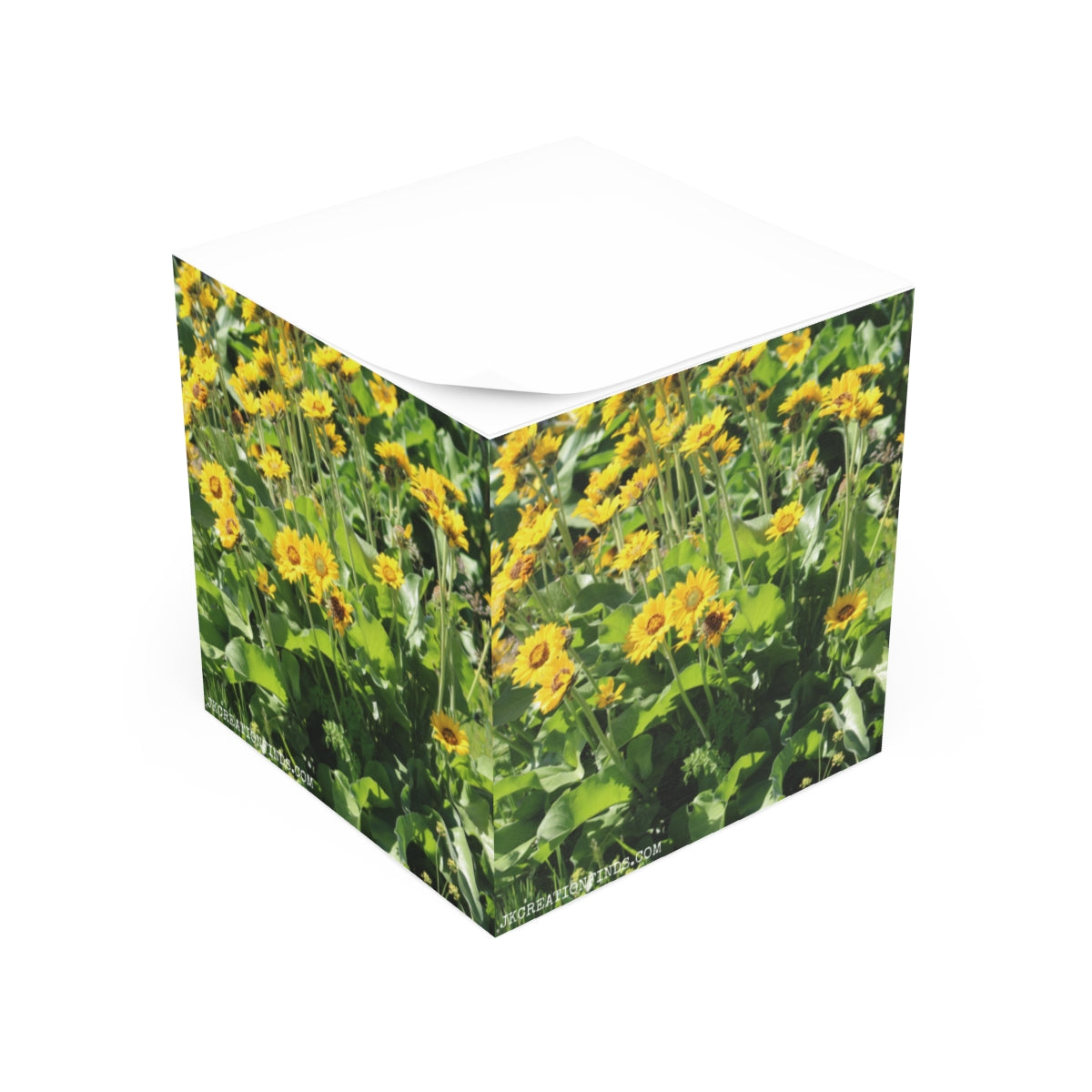 Vibrant Yellow Daisy Garden Design Cubical Product