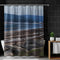 Scenic Mountain Lake Shower Curtain for Bathroom Decor