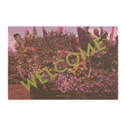Welcome Floral Garden Outdoor Mat Housewarming Decor