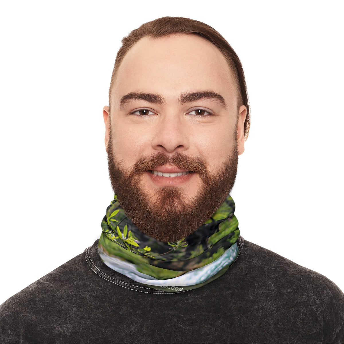 Vibrant Botanical Design Versatile Neck Gaiter Scarf