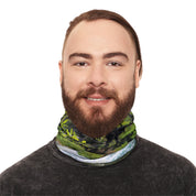 Vibrant Botanical Design Versatile Neck Gaiter Scarf