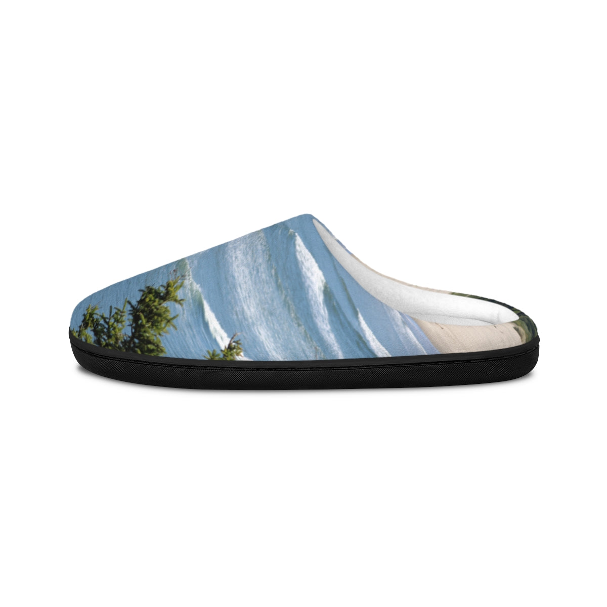 Wave Print Cozy Indoor House Slippers for Comfort