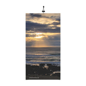 Stunning Sunset Over Ocean Art Poster