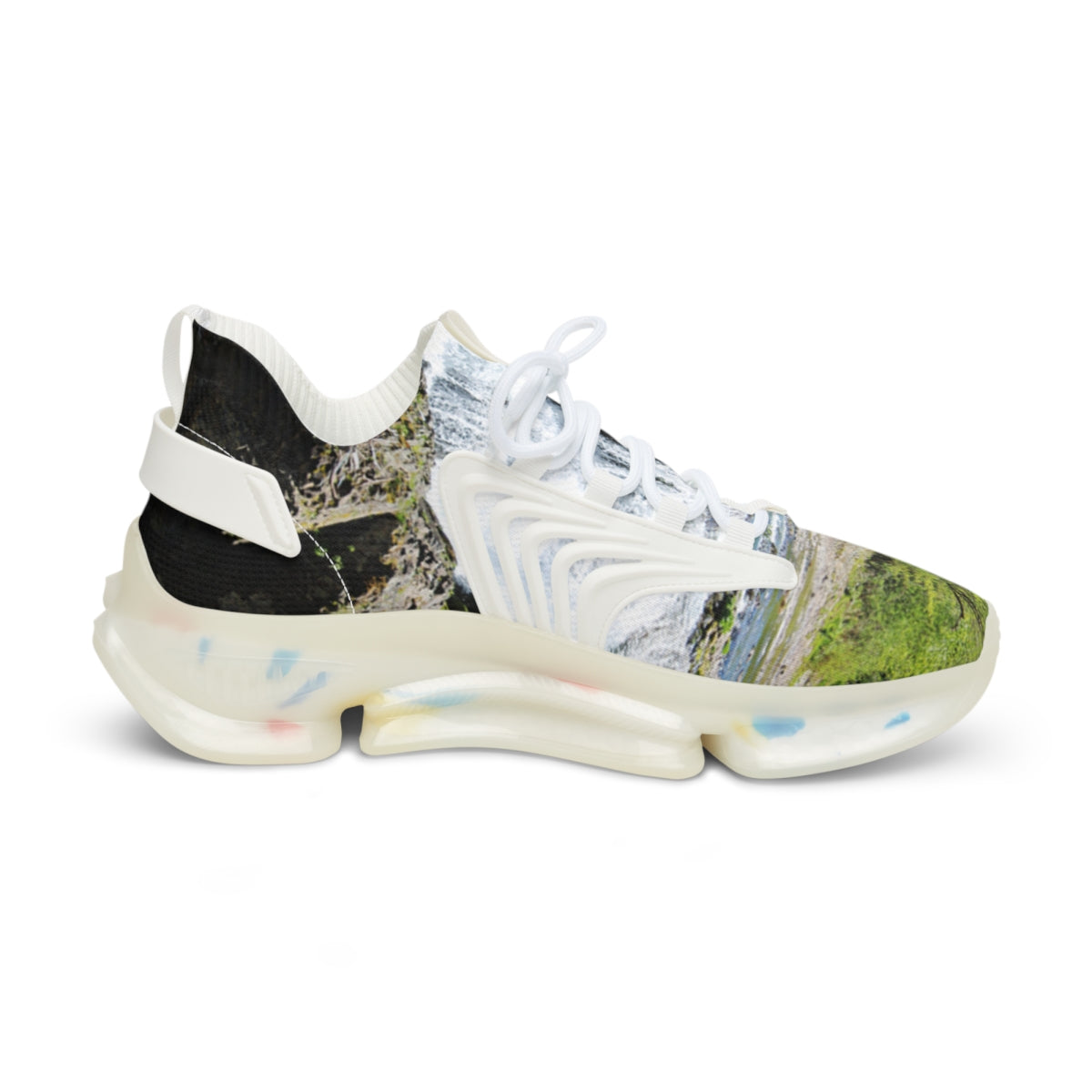 Stylish Sneakers with Unique Artistic Design