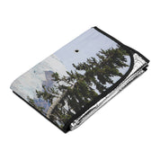 Scenic Mountain Tree Print Folded Car Sunshade