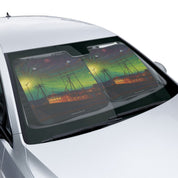 Colorful Starry Night Town Car Windshield Sunshade Cover