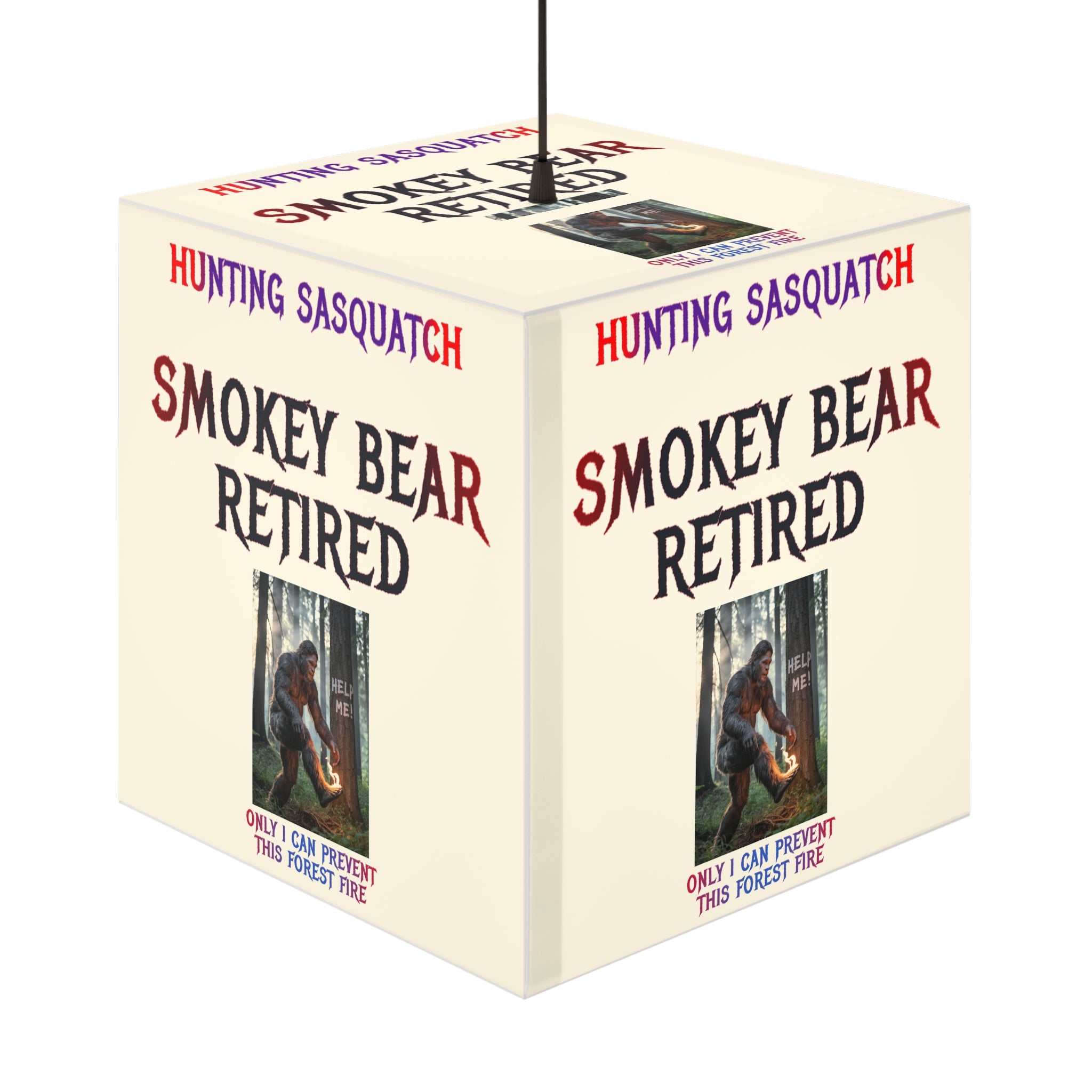 Hunting Sasquatch Smokey Bear Retired Forest Fire product type