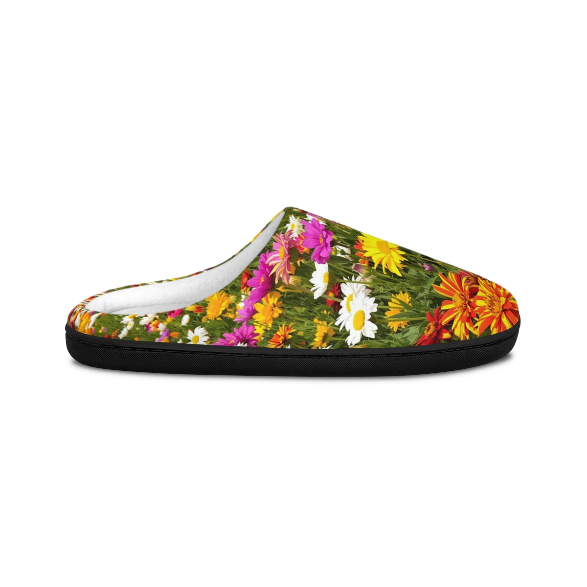 Colorful Flower Garden Print Indoor Slipper Product