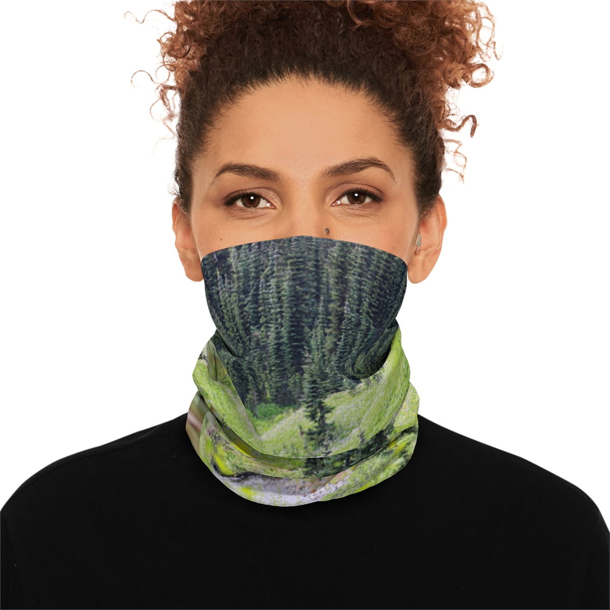 Scenic Forest Print Multifunctional Neck Gaiter Product