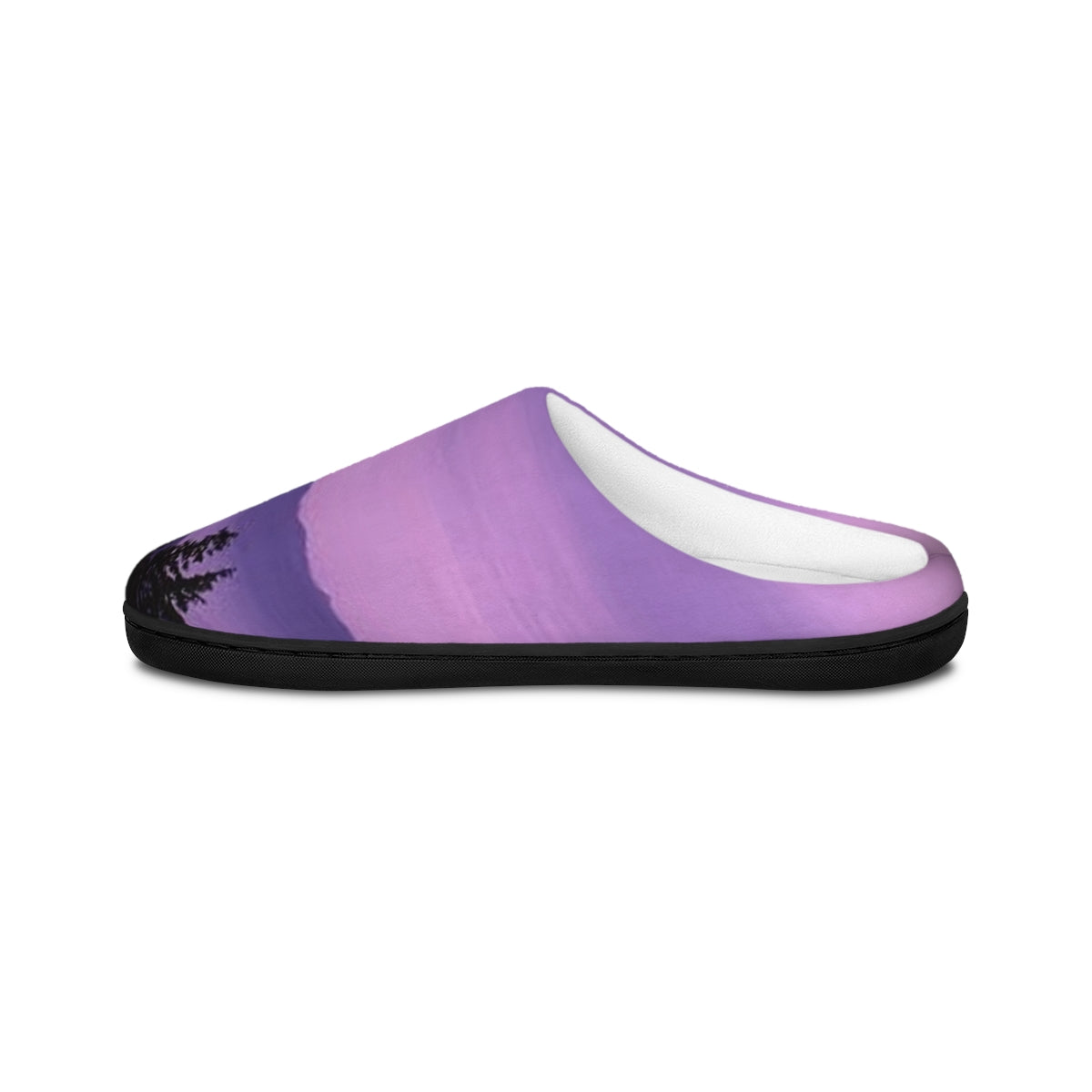 Purple Sunset Landscape Design Slip-On Shoes