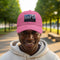 Scenic Landscape Pink Hat with Artistic Design product type
