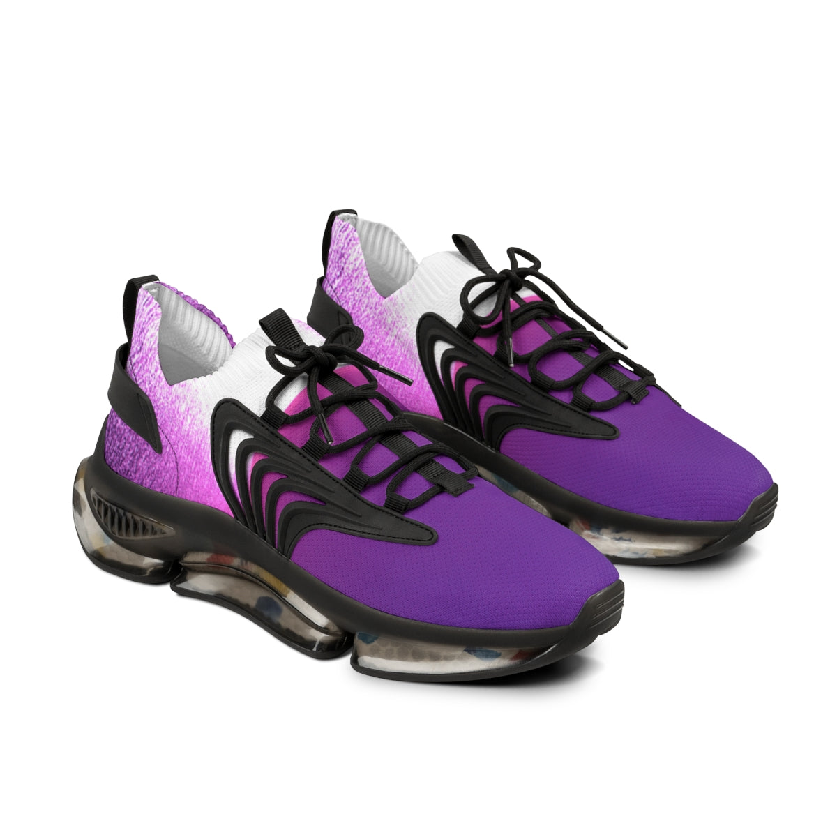 Stylish Purple and Black Athletic Shoes product