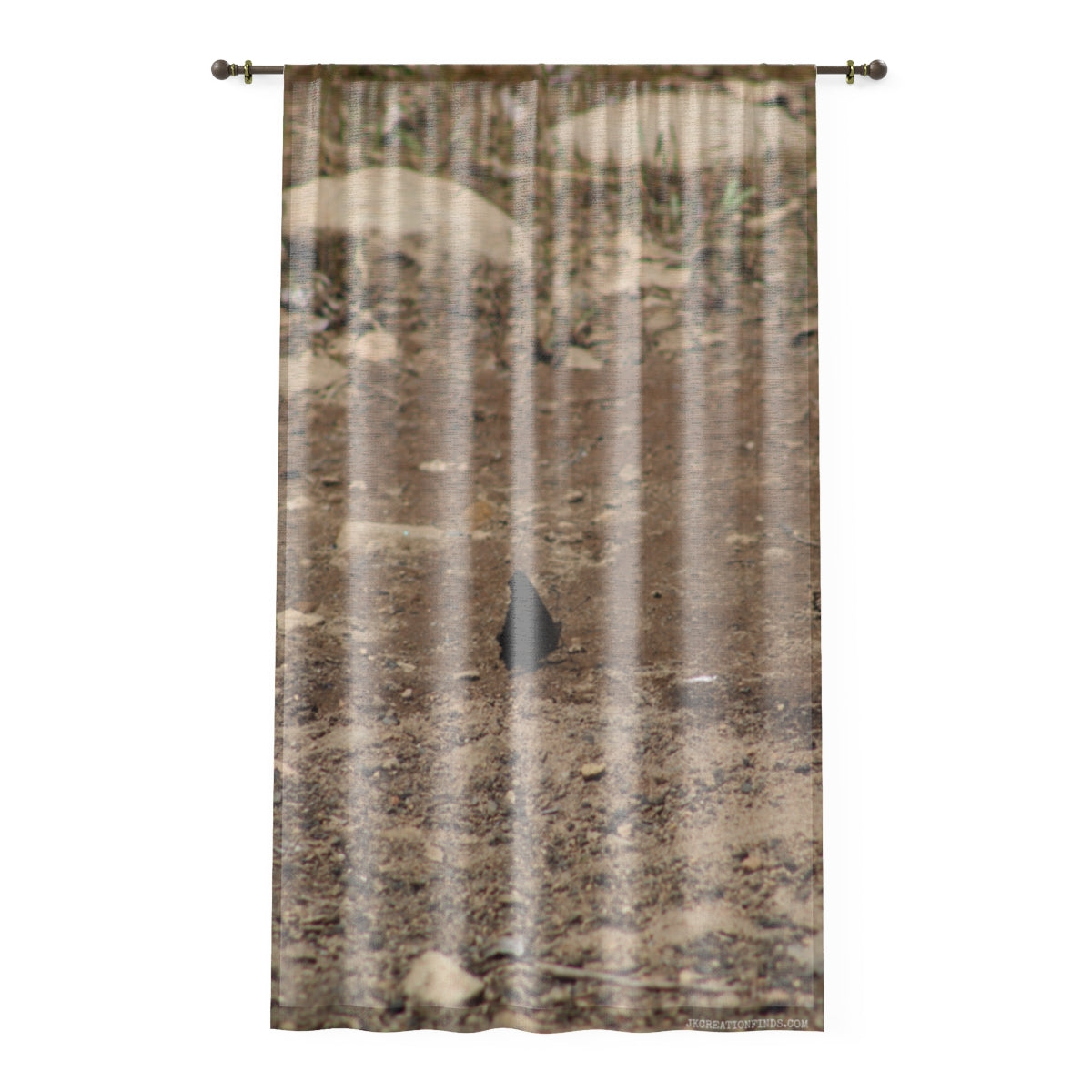 Butterfly Window Curtain, Nature Inspired Drapes, Insect Art Home Decor, Earth Tone Window Panels, Bohemian Style Curtains, Rustic Design