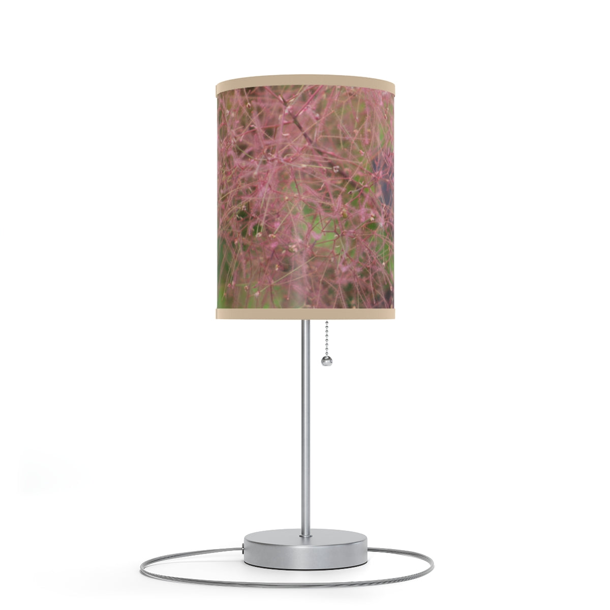 Beautiful Pink Floral Patterned Table Lamp Product