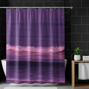 Mesmerizing Ocean Wave Purple Shower Curtain Product