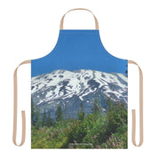 Mountain Landscape Under Clear Blue Sky Apron