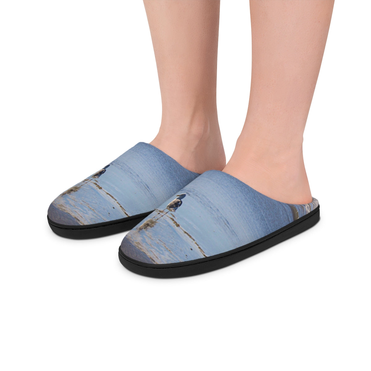 Coastal Bird Design Comfortable Home Slippers