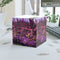 Colorful Floral Display Decorative Cube Storage Box