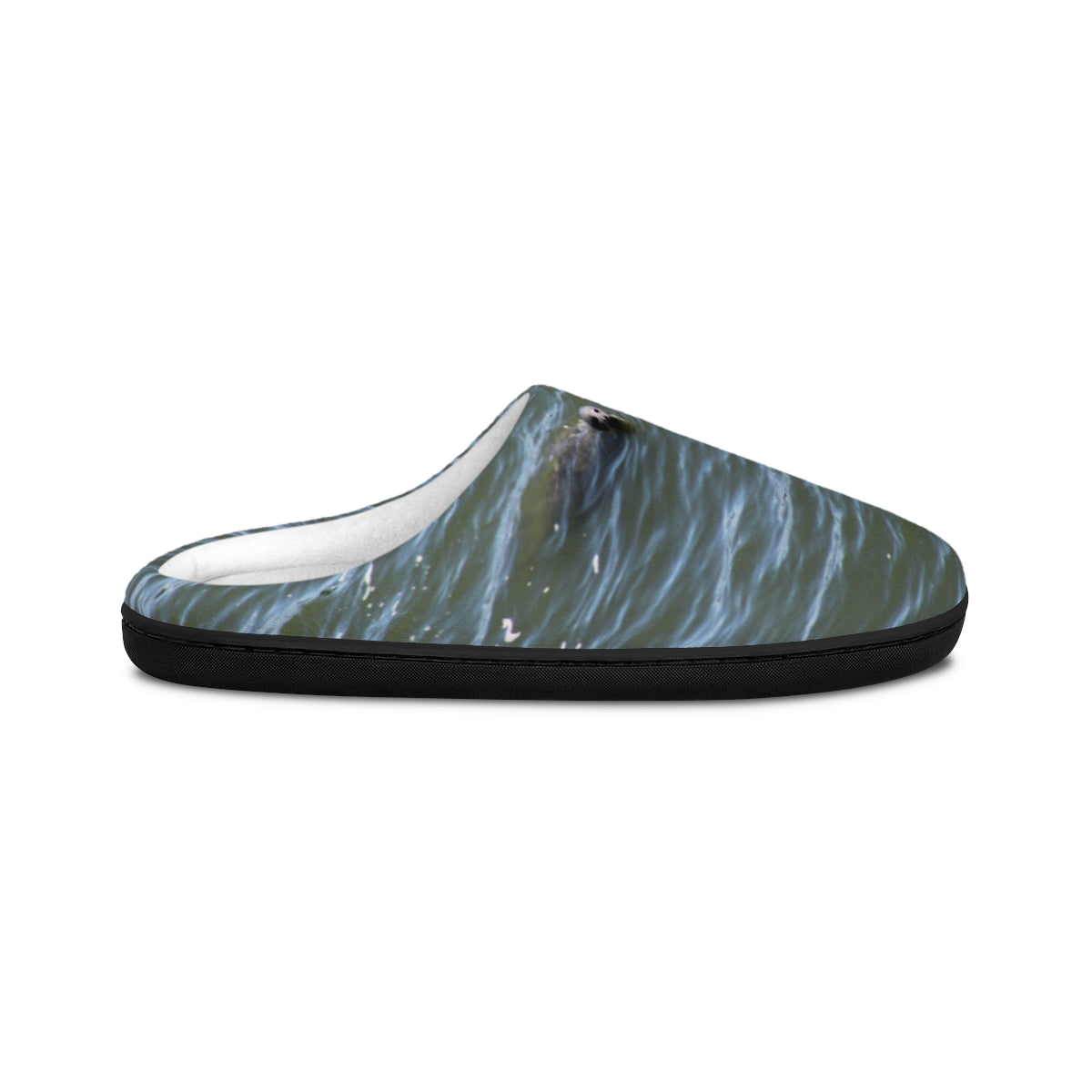 Ocean Waves Print Comfortable Slip-On Slippers