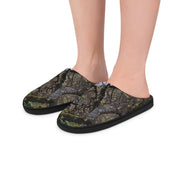 Camouflage Forest Print Slip-On Cozy Footwear