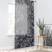 Dark Seaweed Window Curtain, Ocean Botanical, Moody Home Decor, Coastal Living, Algae Print, Nature Inspired, Unique Drapes